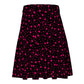 Black and Pink Skater Skirt